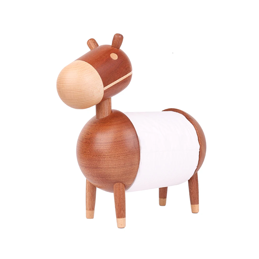 

1pc Paper Holder Cartoon Exquisite Convenient Donkey Paper Storage Box Roll Paper Holder Tissue Holder For Restaurant Home
