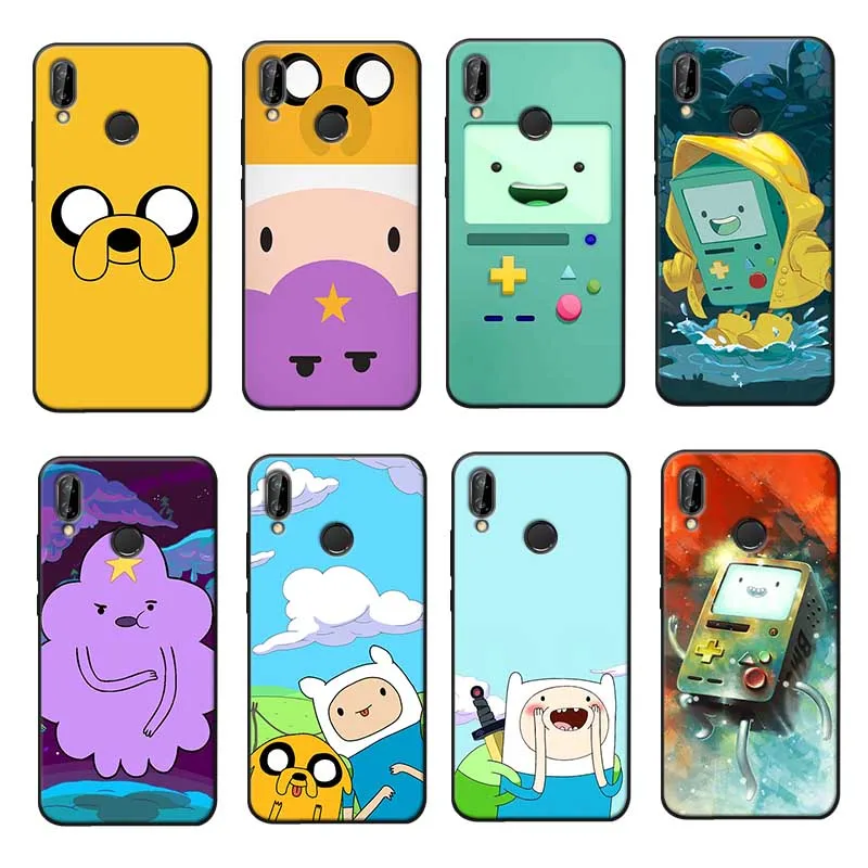 

For xiaomi redmi note 7 k20 pro 7 note 5 6 4x 7a Clear Soft Silicone Phone Case Adventure Time with Finn and Jake