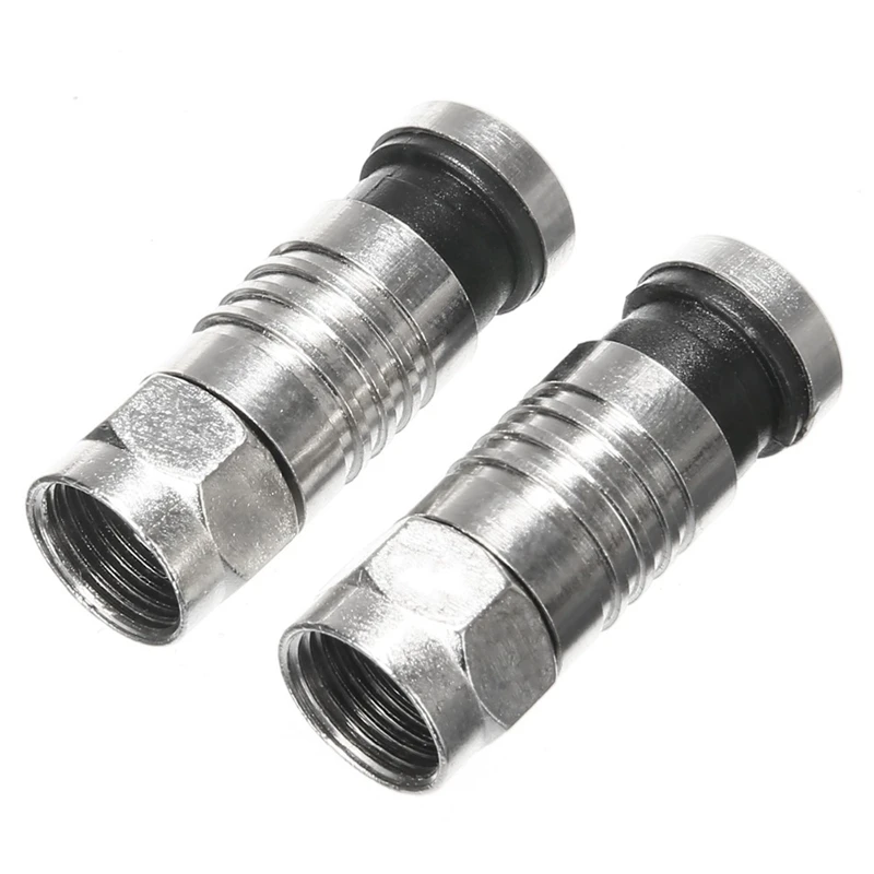 1 комплект коаксиальный провод, кабель для зачистки RG6/RG59 50 шт. компрессионный Соединитель Инструмент обжимные плоскогубцы провода зачистки плоскогубцы комплект