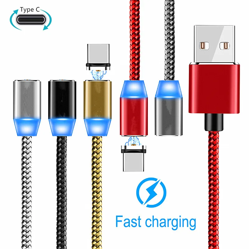 Магнитный кабель Зарядное устройство usb type C для LETV LeEco Le 2 pro X527 X626 X622 X620 Max 2X820 Cool 1 Pro 3X720 le 2x520x526X625