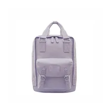 Doughnut Двойной плечевой сплошной цвет ручной рюкзак Macaron Студенческая школьная сумка Спортивная дорожная сумка с новым логотипом