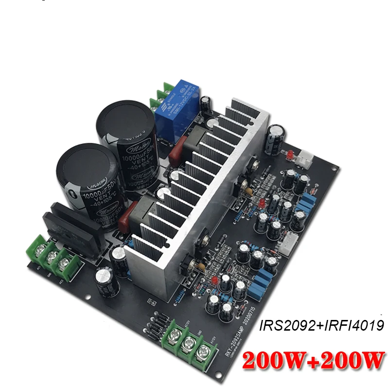IRS2092 двухканальный 200 Вт * 2 класса D Цифровой аудио IRFI4019 Mosfet трубка с полевым