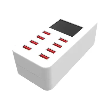 8 USB Port Phone Charger Adapter Multi-port Smart Fast Charge For Tablets Mobile Phone With LED Current Voltage Display
8 USB Port Phone Charger Adapter Multi-port Smart Fast Charge For Tablets Mobile Phone With LED Current Voltage Display