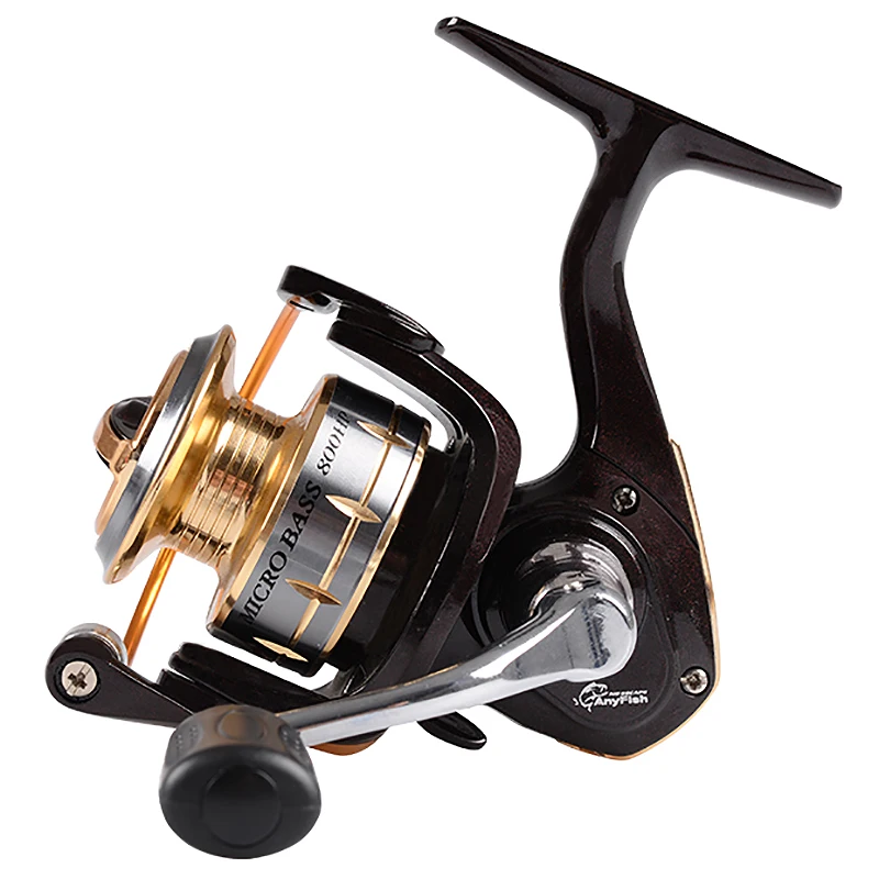 

Winter Ice Fishing Reel Mini Small Spinning Reel MICRO-BASS 500HP Full Metal Lure Carp Fishing Wheel Pesca