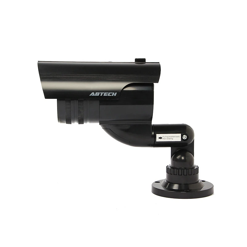 

simulation camera with flashing red Light dummy IR camera waterpoof Indoor or outdoor use fakeintruders out with this realistic