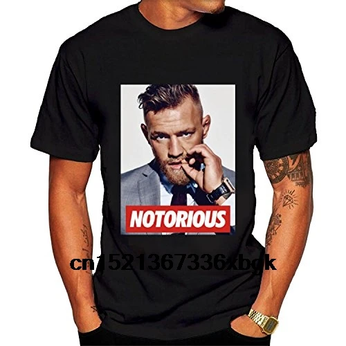 Notorious/Новинка 2018 года Лидер продаж Летняя Повседневная футболка с принтом Конора