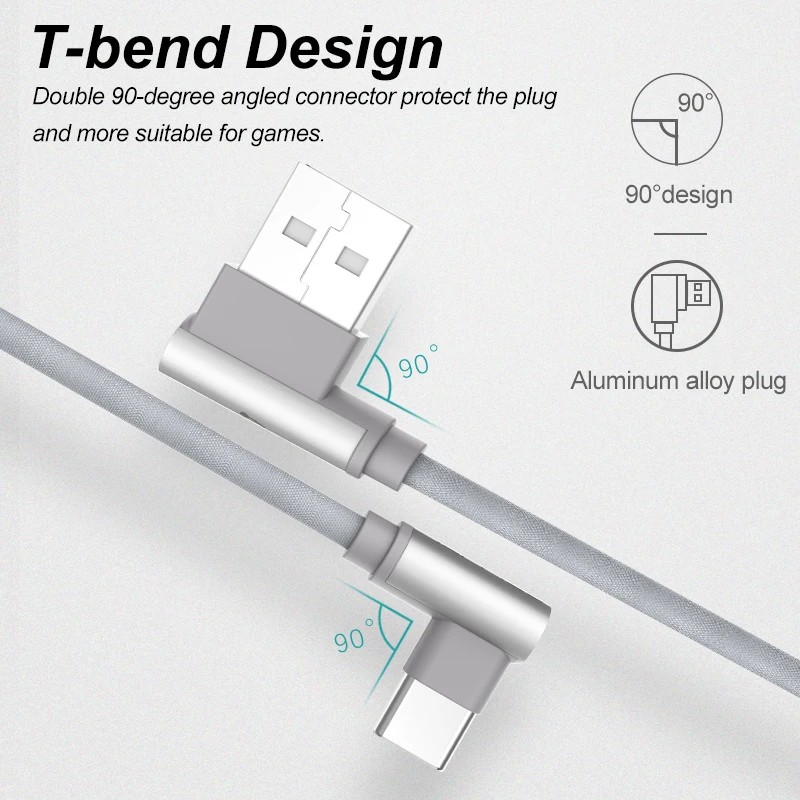 Jellico usb type-C кабель или samsung Note 8 S8 Xiaomi Mi A1 телефон type-C кабель для быстрой зарядки usb type-C кабель для зарядного устройства