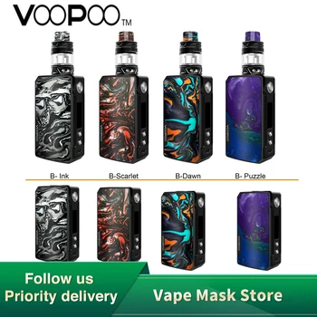 

Original VOOPOO Drag 2 177W TC Kit with VOOPOO Drag 2 Box MOD & 5ml UFORCE T2 Tank No 18650 Battery Vape Mod Vape Ecig Vaping
