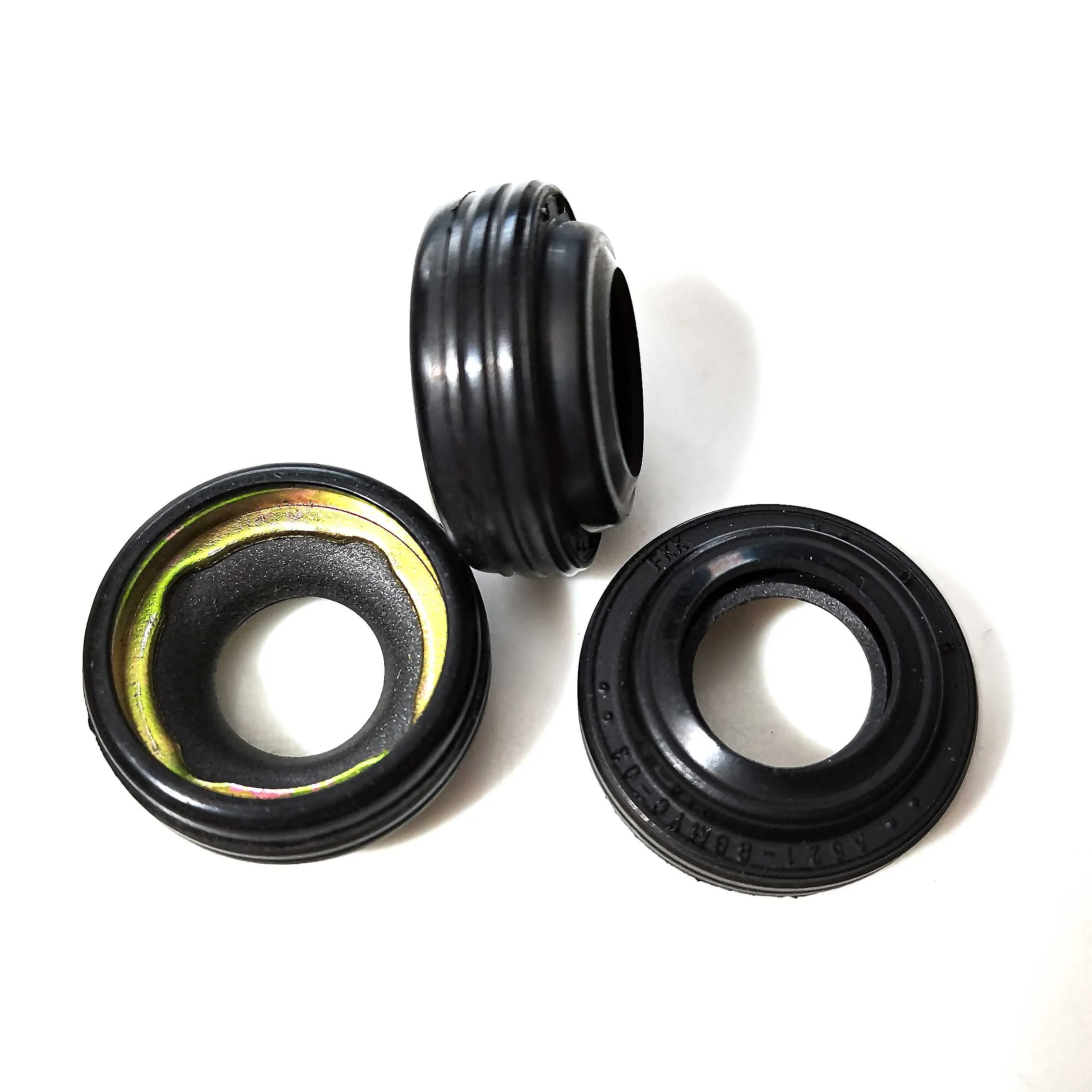 20PCS HCC Car Air Compressor Oil Seal Stamp Gasket Shaft Seal for FS10 / FX15 / VF2 R134a Compressor Repair Parts air conditioning repair kit