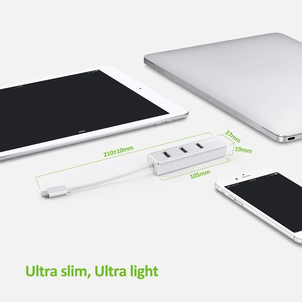 Type C концентратор USB C к HDMI USB 3,0 порты USB 2,0 порт SD/TF кард-ридер USB-C питания для M acBook Pro 3,1 сплиттер
