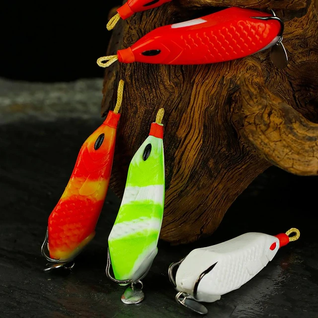 TAKEDO high quality LW039 8cm 25g jump frog lure hollow body frog lure  Topwater Ray Frog Artificial 3D Eyes