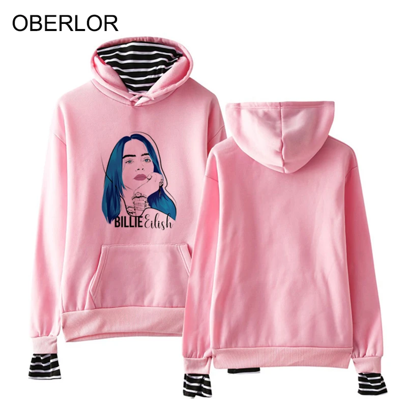 Billie Eilish портрет Harajuku толстовки для женщин Ullzang Хип Хоп мода гранж Kpop кофты 90s Эстетическая толстовка женская