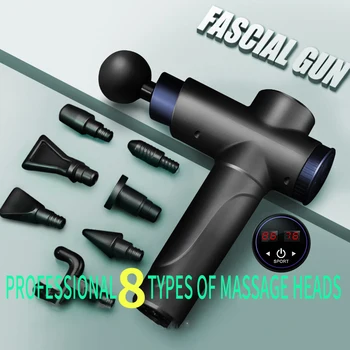 

3200r/min L2 High Frequency Vibration Electronic Massage Gun Body Relaxation Neck Back Pain Relief Therapy Muscle Relaxation Gun