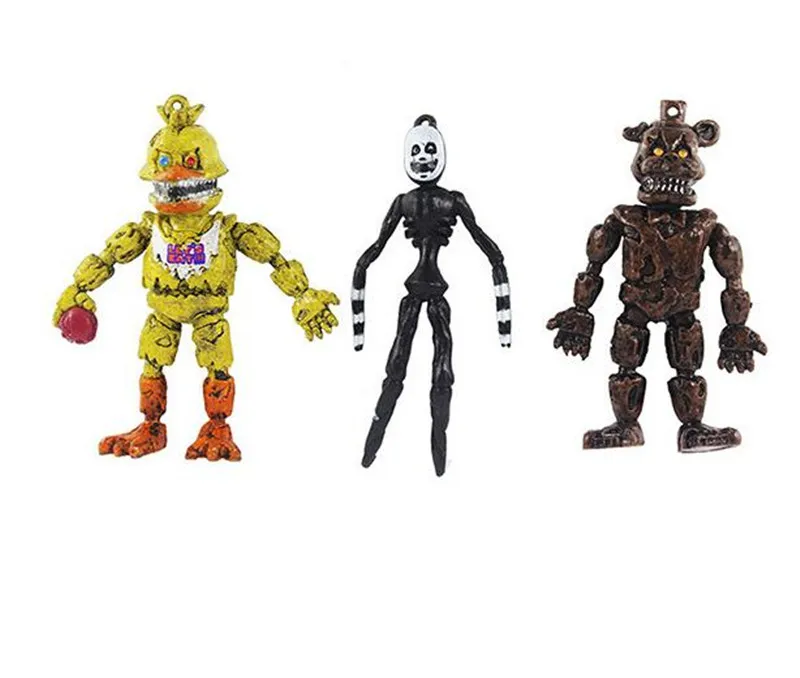 6 шт./компл. Five Night At Freddy Аниме Фигурка Fnaf Медведь Фигурка ПВХ Модель Фредди игрушки для детей, подарки
