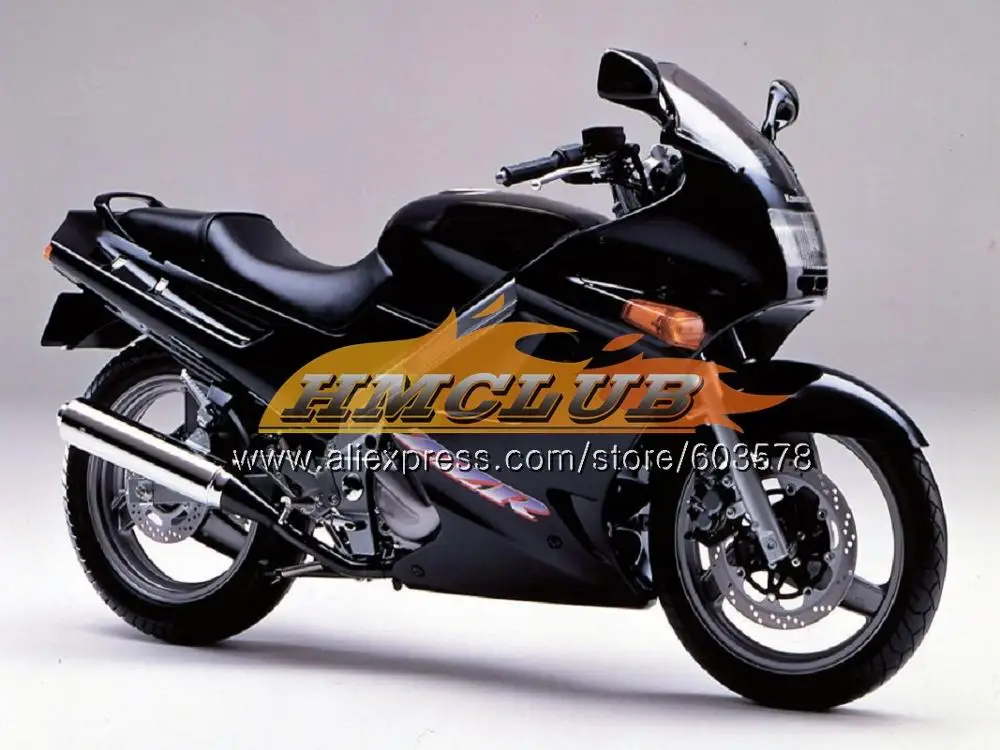 Корпус для KAWASAKI ZZR-250 90 91 92 93 94 99 1990 103CL. 44 ZZR 250 90-99 ZZR250 1991 1992 1993 1994 1999 глянцевый красный обтекатель - Цвет: No. 6 Flat black