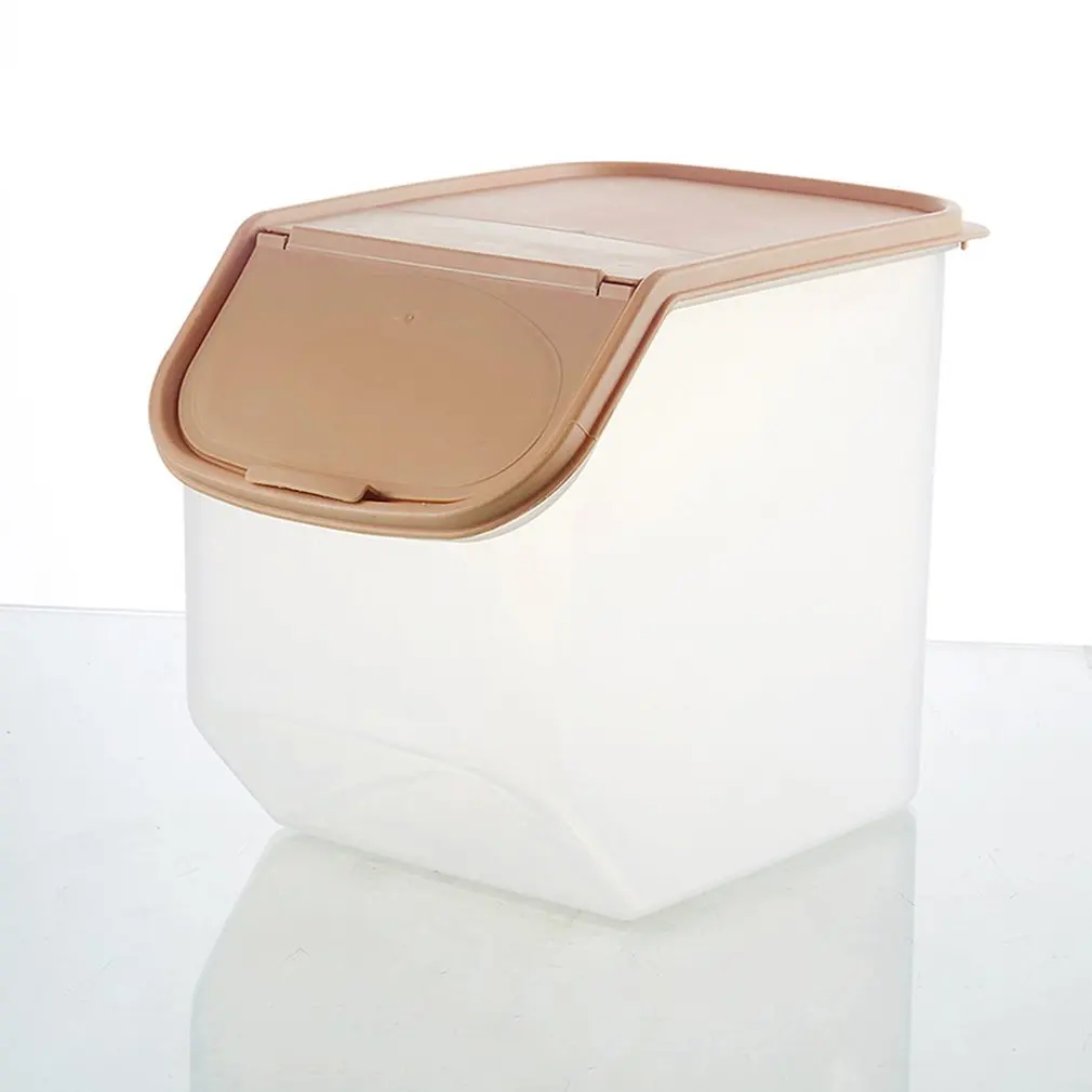 

Household Use Kitchen Storage Organizer Dried Food Storage Sealed Box Rice Bin Bean Grain Container Organizer