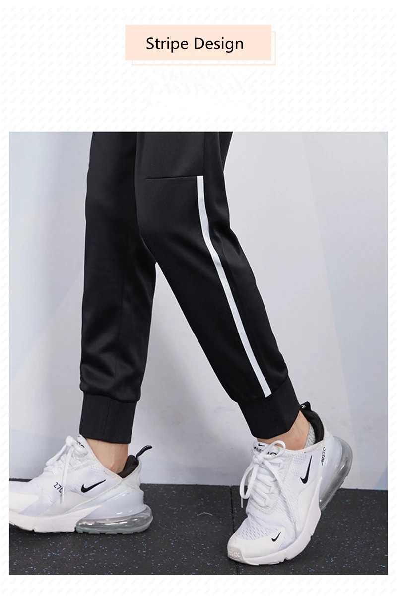 Vansydical Striped Sports Running Pants Womens Slim Breathable Fitness Training Workout Jogging Trousers Gym Sweatpants