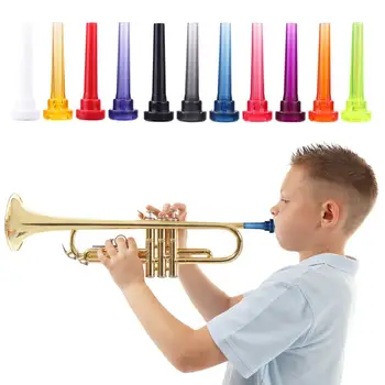 

ABS Trumpet Mouthpiece Meg 3C Size Labor-saving for Bach Beginner Musical Trumpet Accessories for Trombone Horn Saxophone
