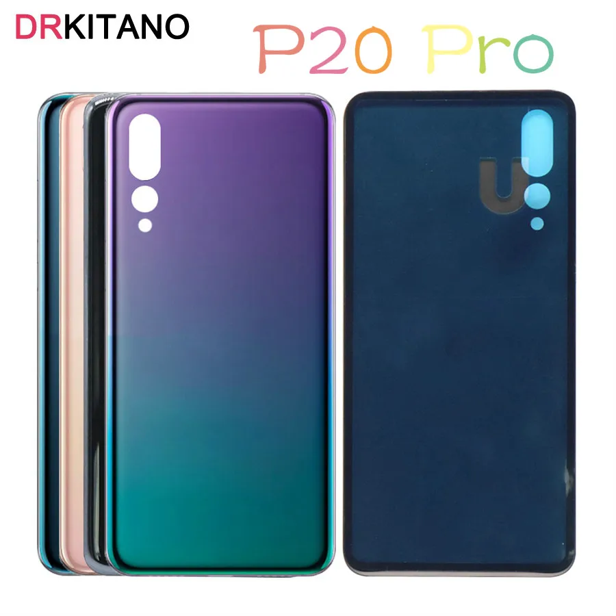 Крышка батареи для huawei P20 Pro CLT-L29 задняя панель Задняя Дверь Корпус чехол для huawei P20 Pro Задняя стеклянная крышка P20 Plus Замена