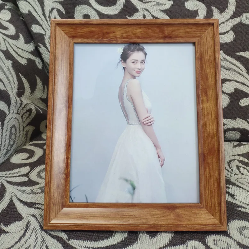 Маятниковая фоторамка МДФ новая Ретро сделанная вручную фоторамка Деревянная зернистая фоторамка фотостудия фоторамка сувенир