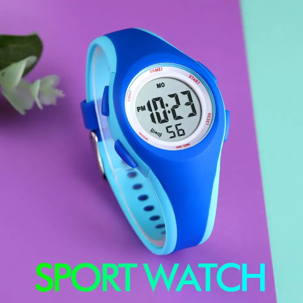 SKMEI Sport Kids Watches Digital Watch More Colors Watch Children 5bar Waterproof  Alarm Luminous Display montre enfant 1459