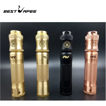 

AV MIP5 Brass Mech Mod kit Vape Pen 18650 Battery 510 thread connection RDA Mech Mod Brass Material vape pen Mod Mech mod Kits