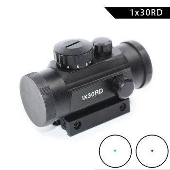

OLN 1X30 Red Green Dot Riflescope Holographic Optics Sight Hunting Scope 11mm 20mm Dovetail Rail For Rifle Air Gun