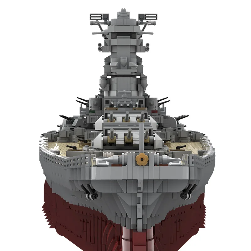 Moc Yamato Battleship Blocks Bricks Military Warship Model Weapon Cruiser Educational Kids Toys - Blocks - AliExpress