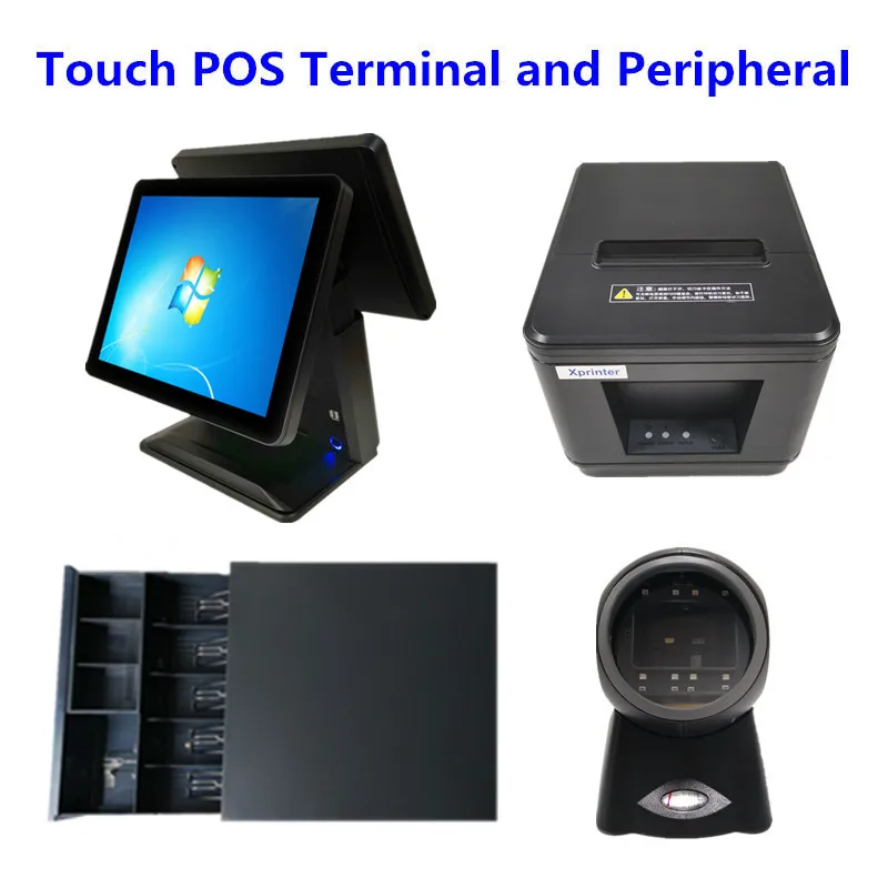 cheap cash register with barcode scanner