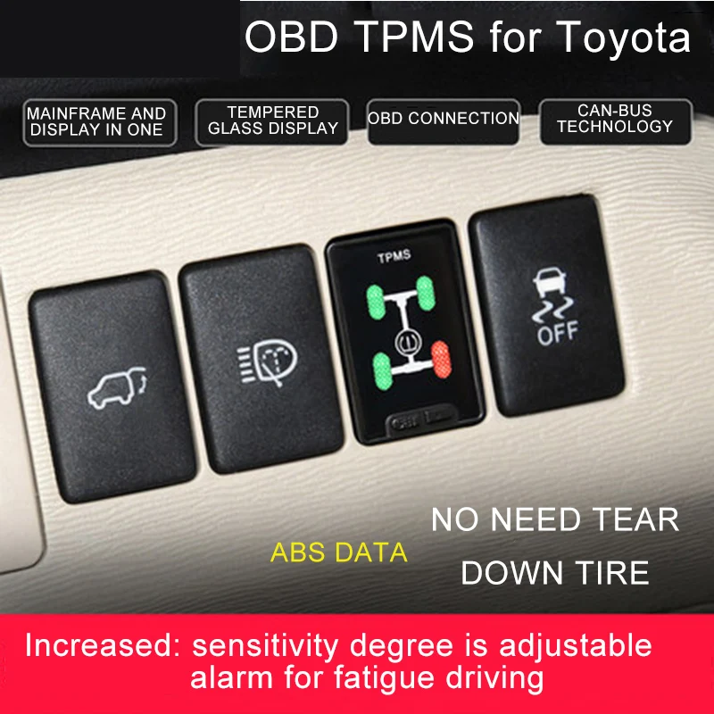 OBD TPMS система контроля давления в шинах режиме реального времени