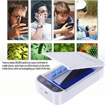 

Multifunction UV Sterilizer Disinfection Box Automatic UV Sterilizer for Mask Toothbrush Mobile Phone