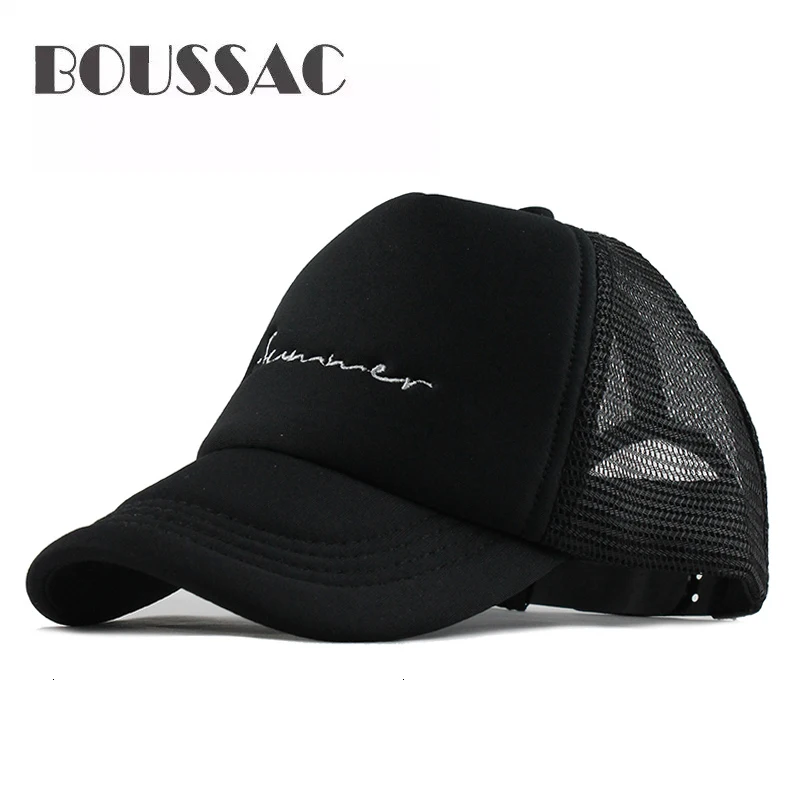 

BOUSSAC New Men's Baseball Cap Print Summer Mesh Cap Hats For Men Women Snapback Gorras Hombre Casual Hip Hop Caps Dad Hats