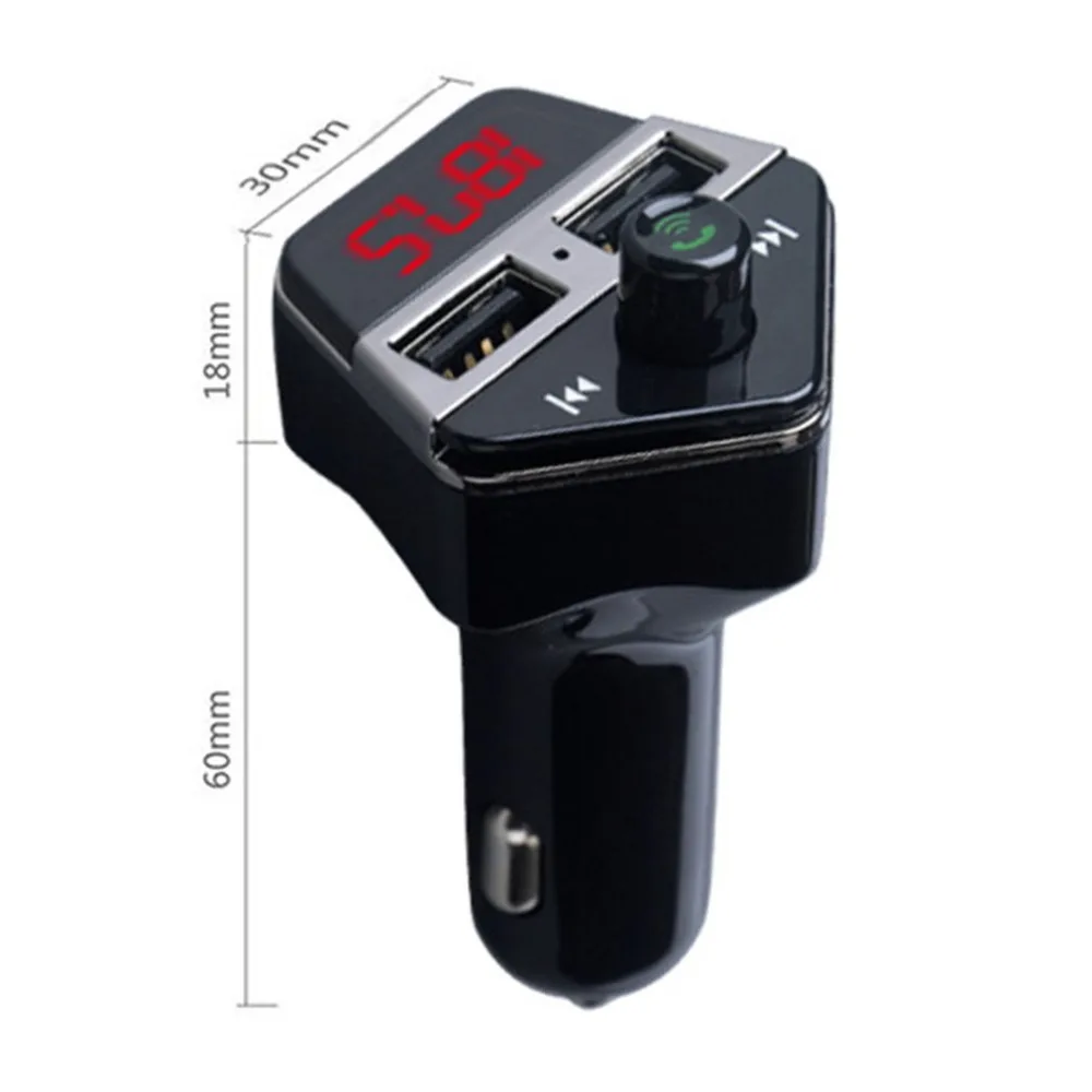 New Car GPS Positioning Bluetooth MP3 With APP Finding Car Universal Dual Port USB Charger Adapter For Cellphone Car Accessory