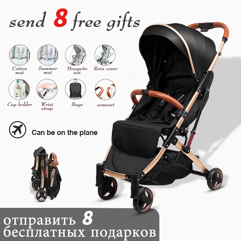 Lightweight Baby Stroller Portable Travelling Stroller Sit Recline Baby Carriage Foldable One Hand Lifting Boarding Stroller Lightweight Baby Stroller Portable Travelling Stroller Sit Recline Baby Carriage Foldable One Hand Lifting Boarding Stroller