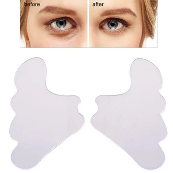 

2 Pcs Skin Care Stickers Forehead Lifting Mask Portable Practical Transparent Silicone Anti Wrinkle Pad Cheek Patch Reusable