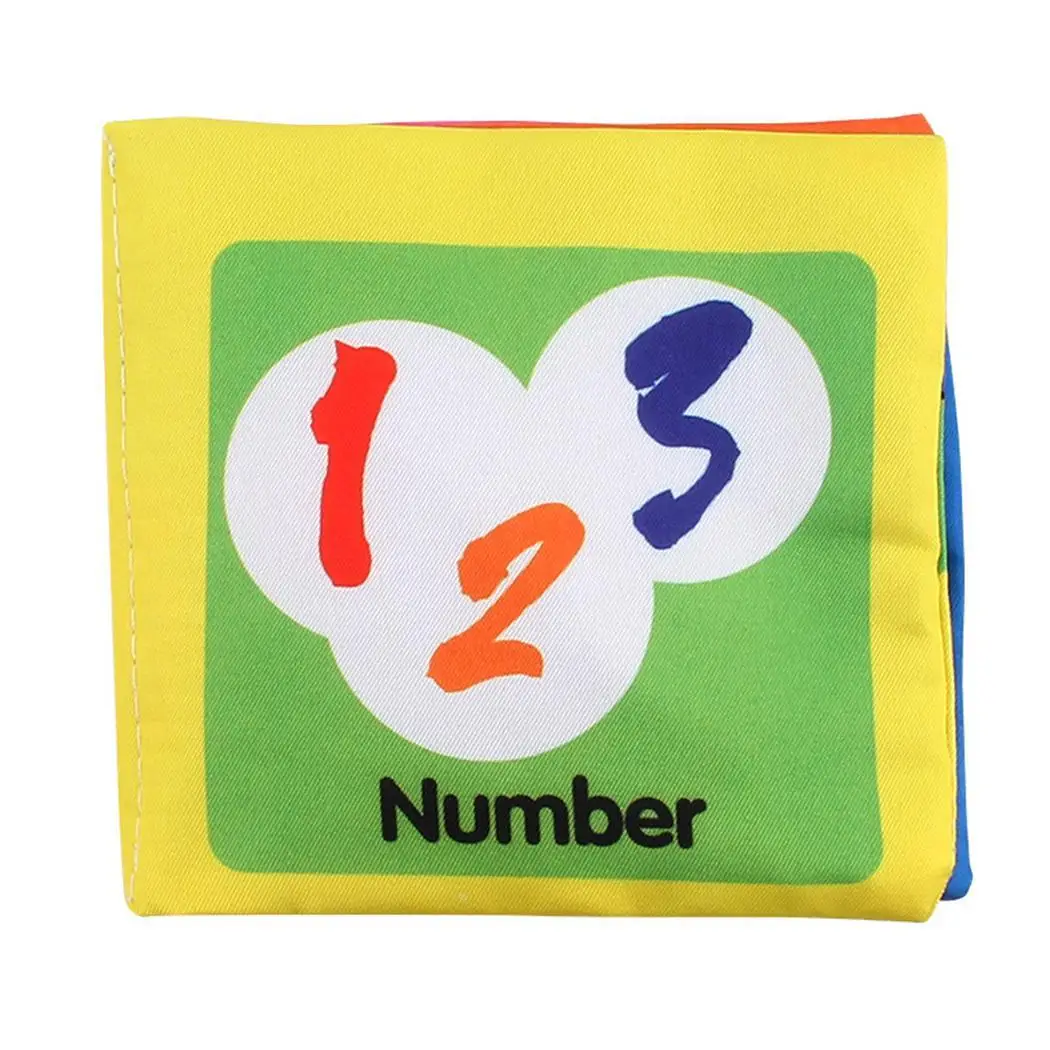 

Children Baby Cloth Book Palm Book Early Learning Educational More than three months Toys multicolor Square