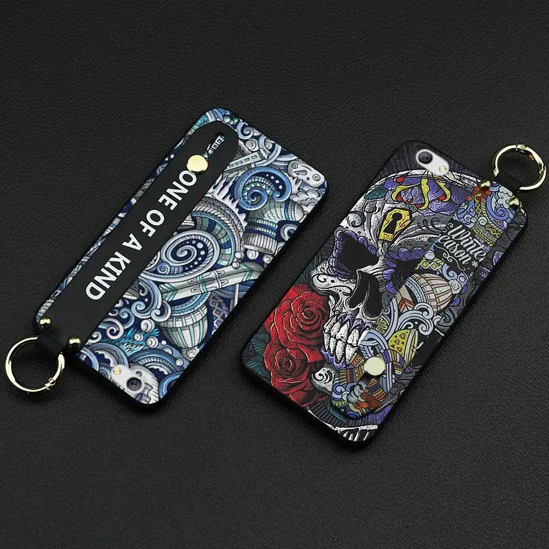 Lanyard Phone Case For Oppo R9s Plus 6.0-inch Graffiti Series Soft Fashion Design Holder Anti-knock | Мобильные телефоны и