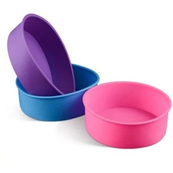 

Circular Shape Moulds Silicone Mold Cake Mousse For Ice Creams Chocolates Pastry Art Pan Dessert Bakeware Cake Tools