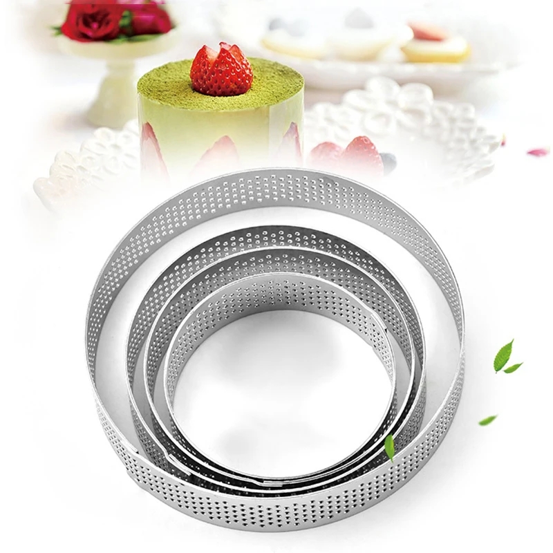 Round Cake Mold Mousse Ring Cutter Circle Slicer Mould Breathable Kitchen Tool BJStore | Дом и сад