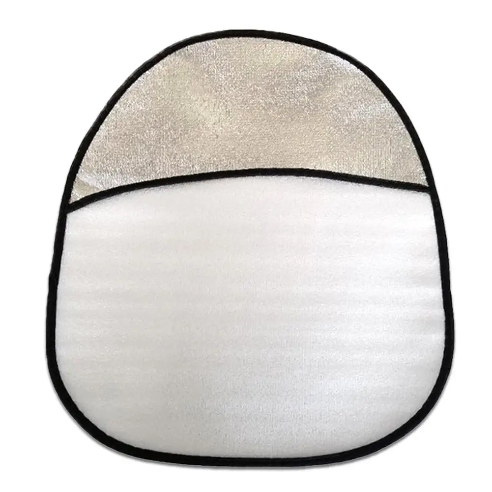 

2PCS Summer Car Steering Wheel Side Window Shades Pearl Cotton Steering Wheel Cover Sunscreen Insulation Electrostatic Mesh Side