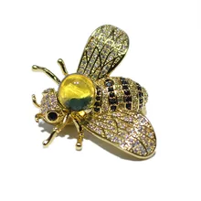 Высокое качество, настоящий синий янтарь, броши в виде пчелы, брошь из стерлингового серебра, подарки для женщин, роза, Золотая булавка-брошь, Рождественская брошь, индийские ювелирные изделия