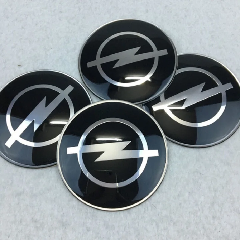 Car Styling 4Pcs Wheel Center Hub Cap Stickers 65mm emblems for Opel astra opel astra h astra g insignia Opel mokka car