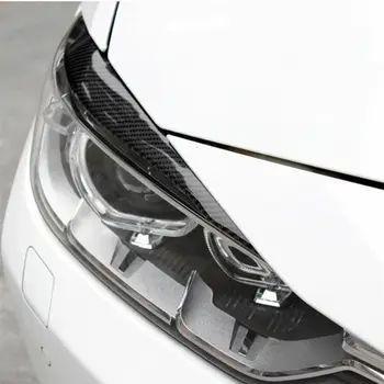 

Black Headlight Eyebrow Decor Soft For BMW 3 F36 F30 320i 325i 2013-2017 New