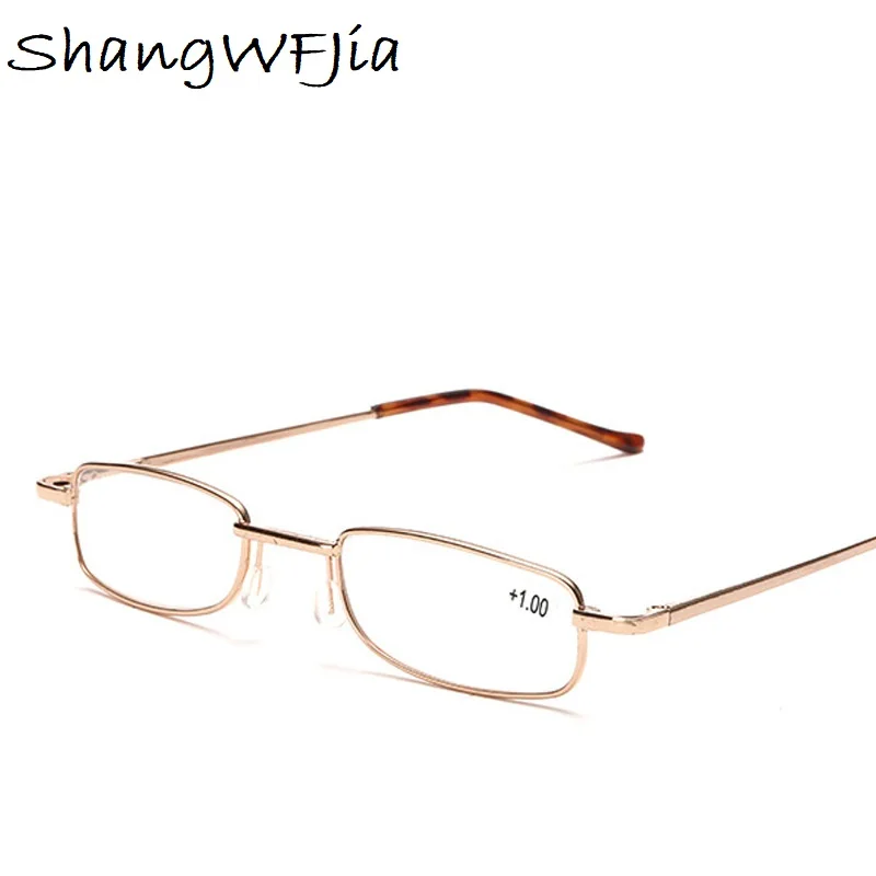 Очки для чтения, мужские, женские, складные очки, Ретро стиль, бизнес стиль, Hypero, металлические очки+ 1,0+ 1,5+ 2,0+ 2,5+ 3,0+ 3,5+ 4,0