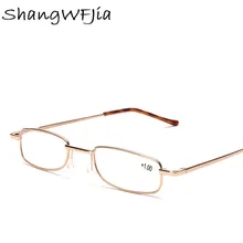 Очки для чтения, мужские, женские, складные очки, Ретро стиль, бизнес стиль, Hypero, металлические очки+ 1,0+ 1,5+ 2,0+ 2,5+ 3,0+ 3,5+ 4,0