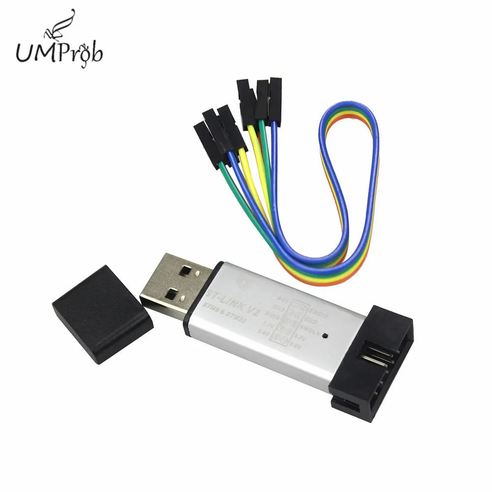 2020!5 шт./лот ST LINK Stlink Link V2 Mini STM8 STM32 симулятор загрузки Программирование с крышкой и