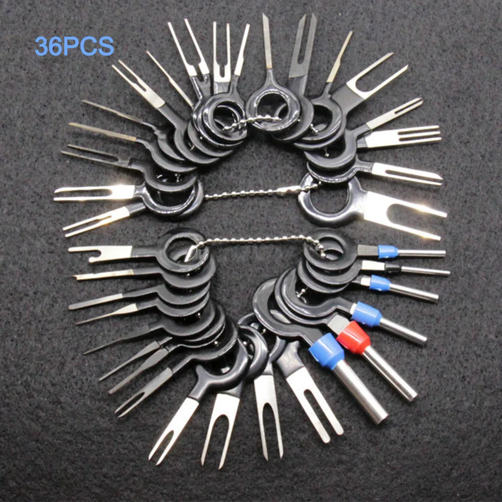 Car Terminal Removal Electrical Wiring Crimp Connector Pin Extractor Kit Automobiles Terminal Repair Hand Tools