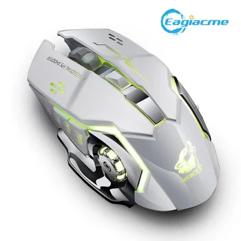 

X8 2.4Ghz Wireless Charging Professional Gaming Mouse Silent Mouse Light 6 Button Mechanical mouse USB Computer Mouse For PUBG