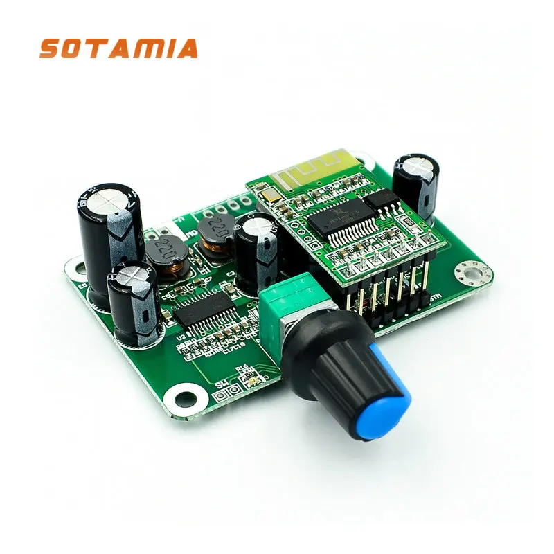 

SOTAMIA TPA3110 Bluetooth 4.2 Amplifier Audio Board 30W*2 Class D Stereo PBTL Digital Power Amplifiers Amp Home Sound Theater