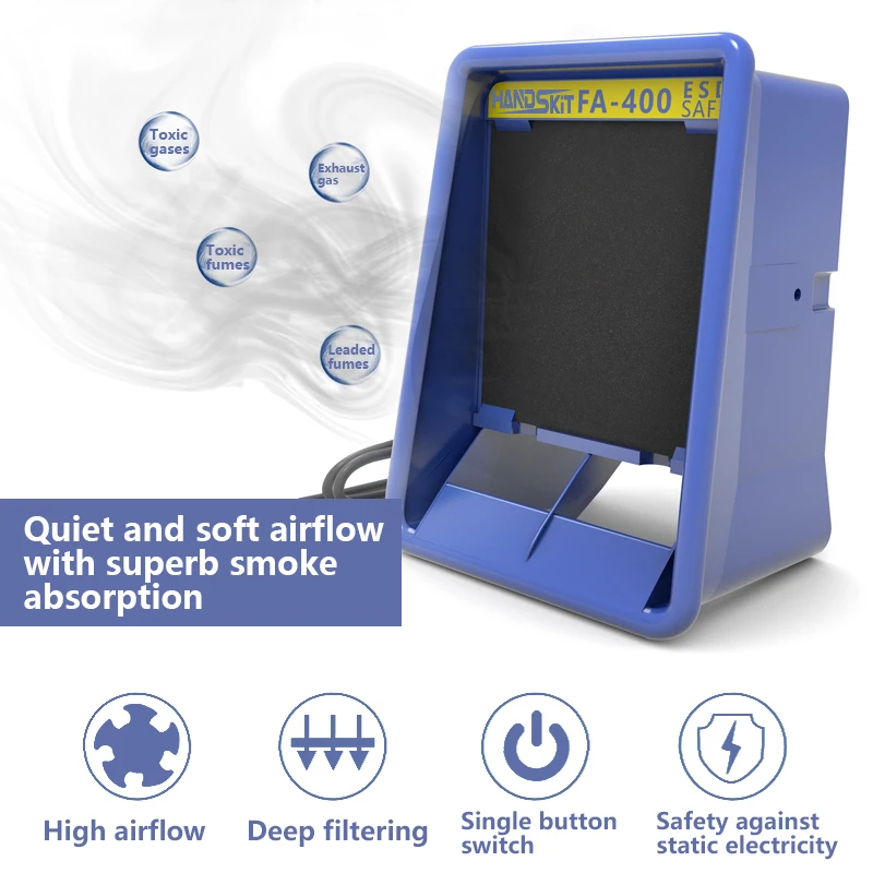 Estrattore Fumi Per Saldatura 150W FES150 - Saldatrici Web - Foto 2